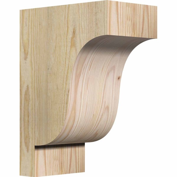 Ekena Millwork Newport Rough Sawn Corbel, Douglas Fir, 6"W x 10"D x 14"H COR06X10X14NEW00RDF - main